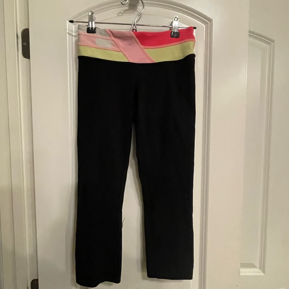 Lululemon black 3/4 leggings